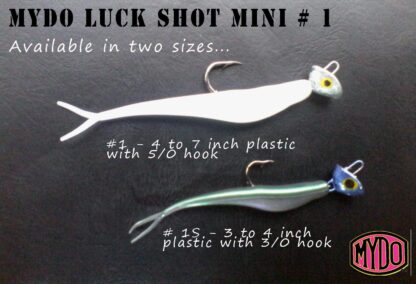 The two sizes of the MYDO Luck Shot Mini # 1