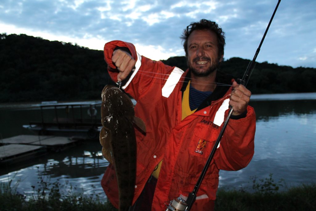 A Mydo Luck Shot Mini caught flathead aka flagtail in the Umzimkulu River