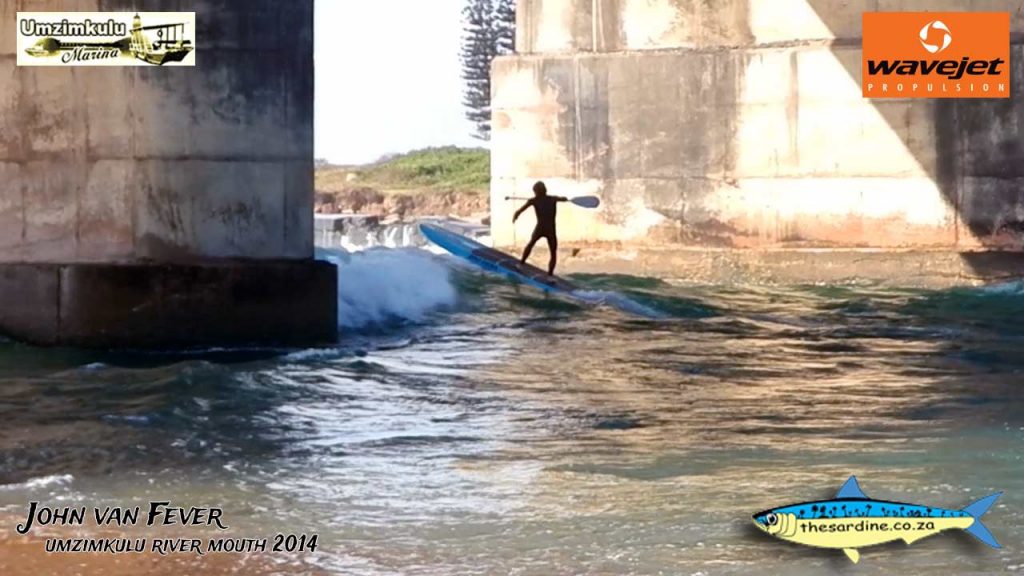 John van Reenen takes on the mighty Umzimkulu Mouth in mighty surf conditions.