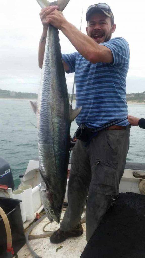 Big 'couta hunt around reefs and pinnacles so a decent live mackerel dangling whilst on the anchor works wonders