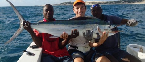 Bazaruto Baby Black Marlin bite