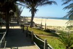 Beach front accommodation in Tofo