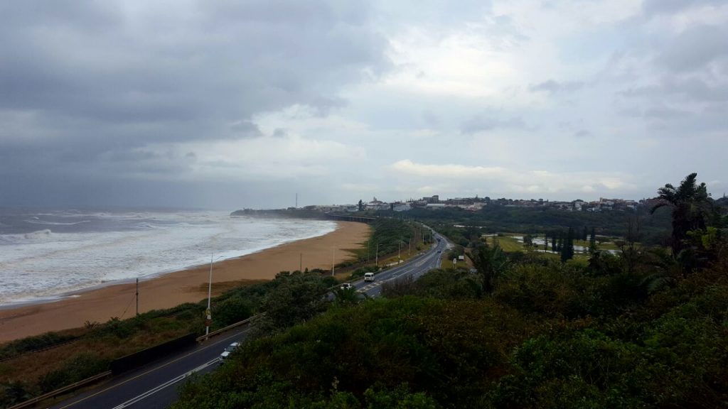 Cut off low conditions over Port Shepstone