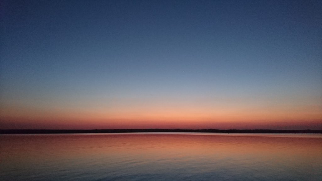 The Ring of Fire burned right around the Pomene Estuary