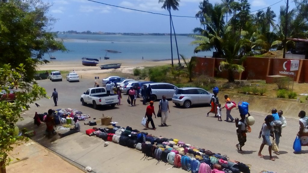 The view from Xai Xai across to Inhambane City