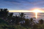 The sun rising over Bazaruto Island