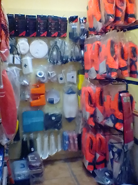 Life jackets and all the safety equipment you may need. Solid advice too.