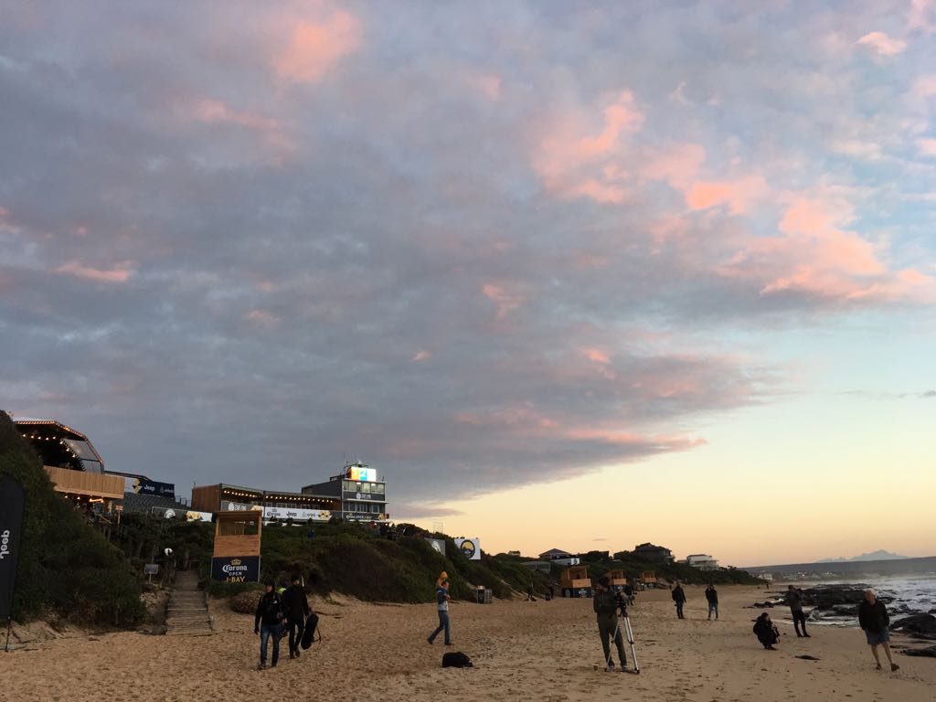 Jbay Winterfest from the beach