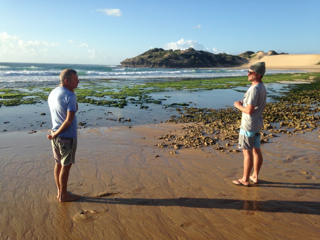 Grant Gilmour and Chad Leavitt discuss the paddle out