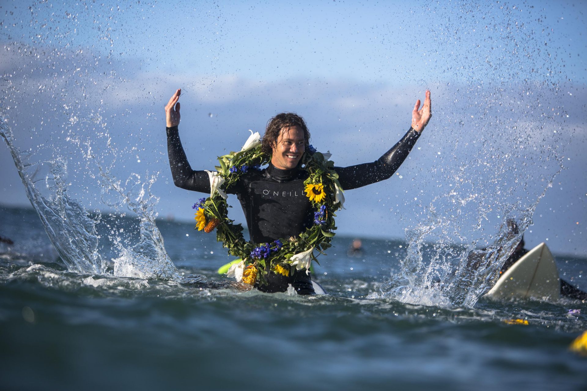 Surfers Pay Tribute to Jack O’Neill In JBay Memorial Paddle Out