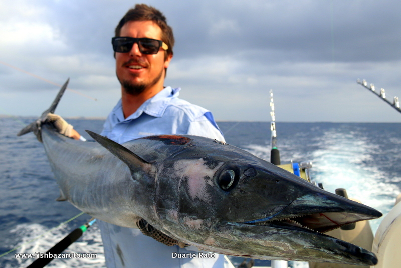 Craig Sherrah over from OZ, fishing with FishBazaruto.com, and a few mean wahoo.