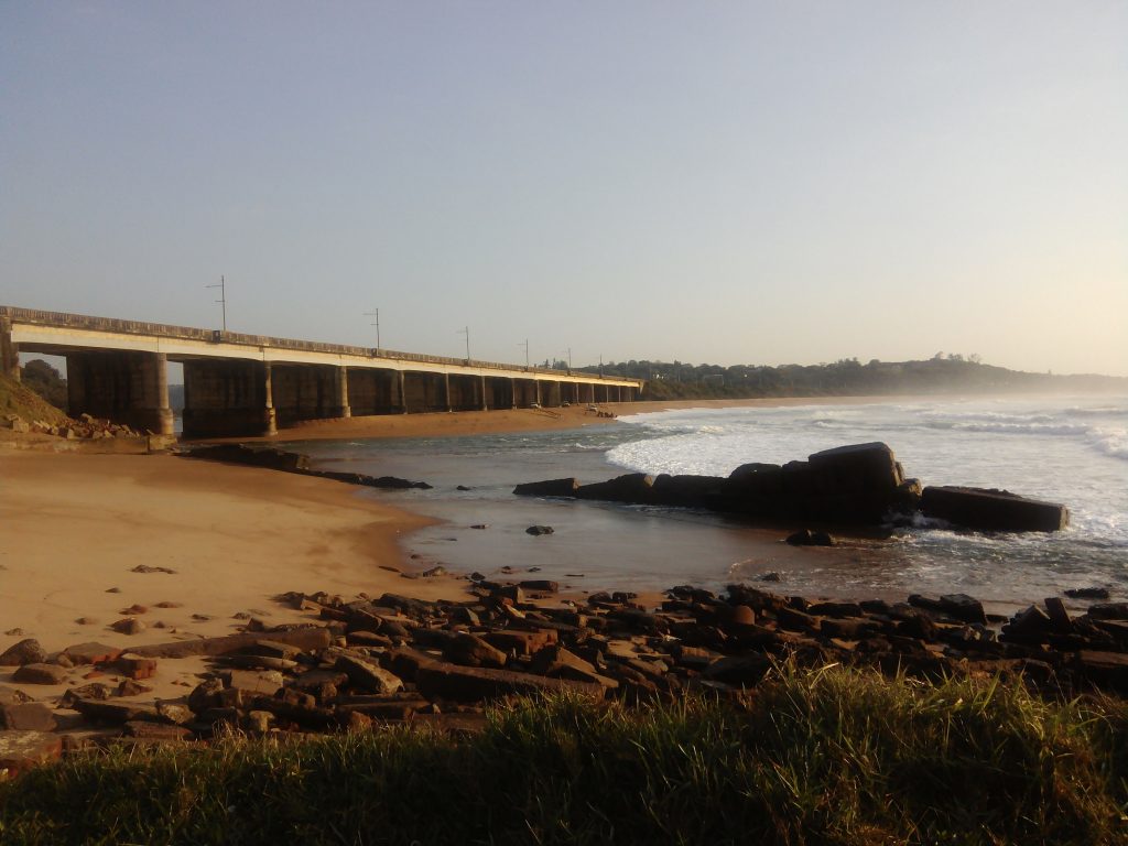 The Umzimkulu River mouth launch