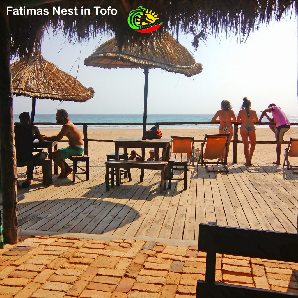 Fatimas for breakfast in Tofo starts at 7am