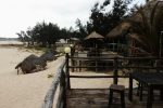 Outdoor seating area at Fatimas Nest in Tofo