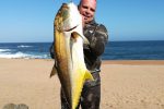 Blacktip kingfish speared off Durban