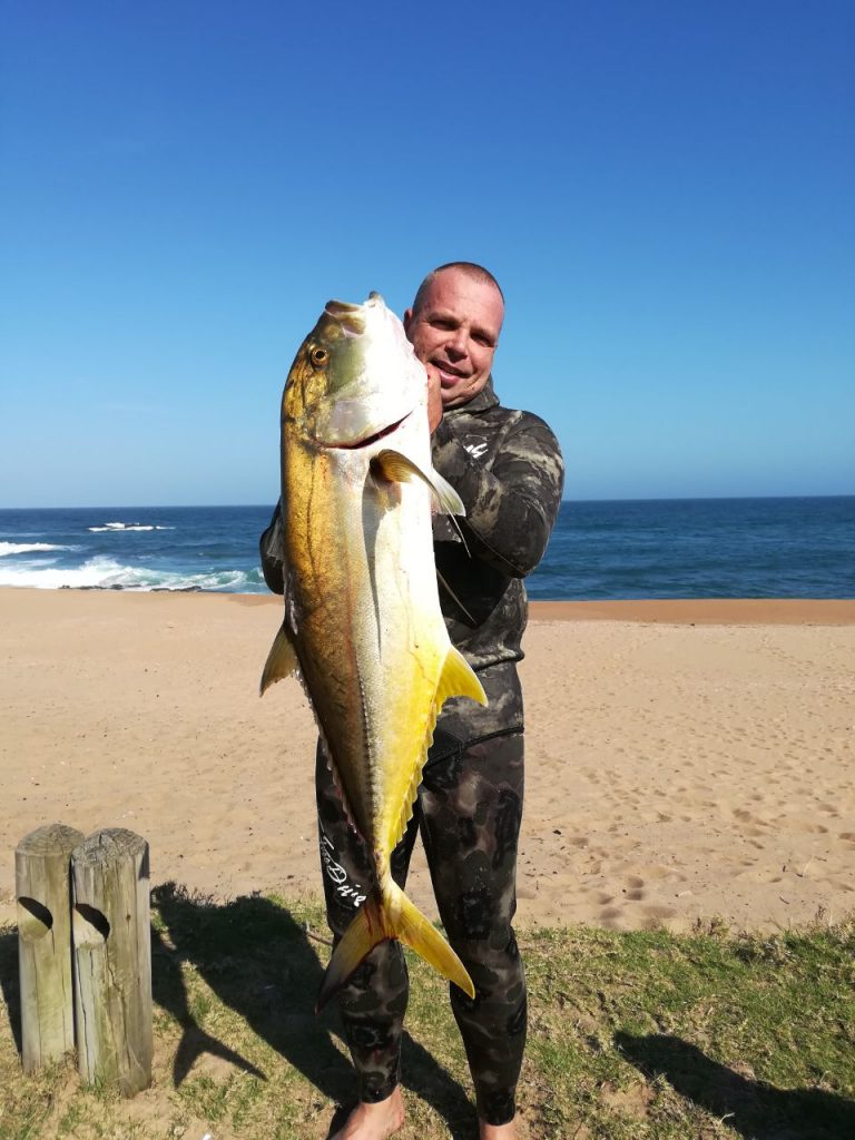 Blacktip kingfish speared off Durban