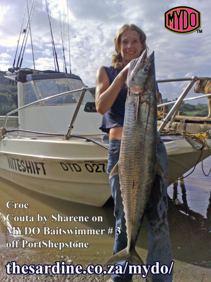 Sharene Berry and her first crocodile