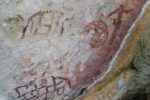 More rock art in the hills, by the ASan people, 3000 years ago.