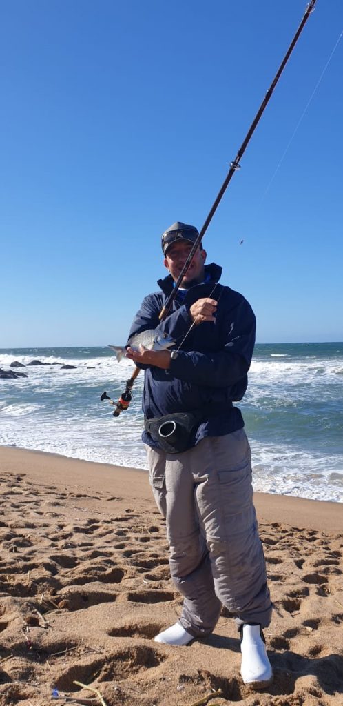 Shaun Begg with a blacktail - Sardine Report 7 June 2021