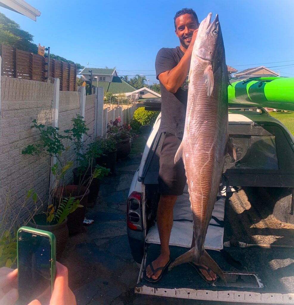 There are some really big fish off Durban at the moment. Nice work Keaton.