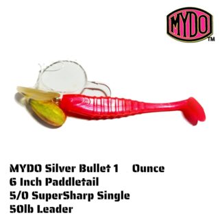 MYDO Silver Bullet one ounce 6 inch paddletail