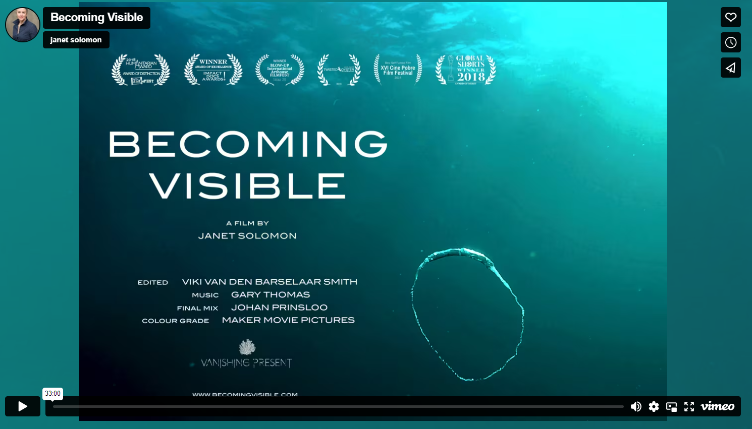 Watch the highly-acclaimed Janet Solomon movie - Becoming Visible - right here