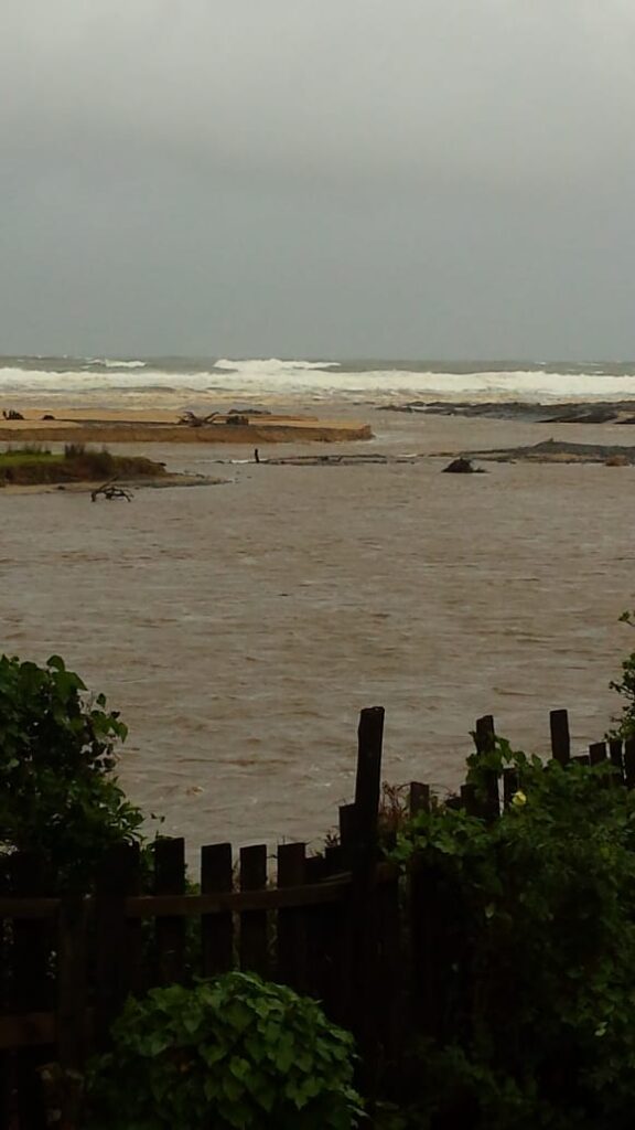 Coffee Bay river flooding 2 June 2024 by Quinton