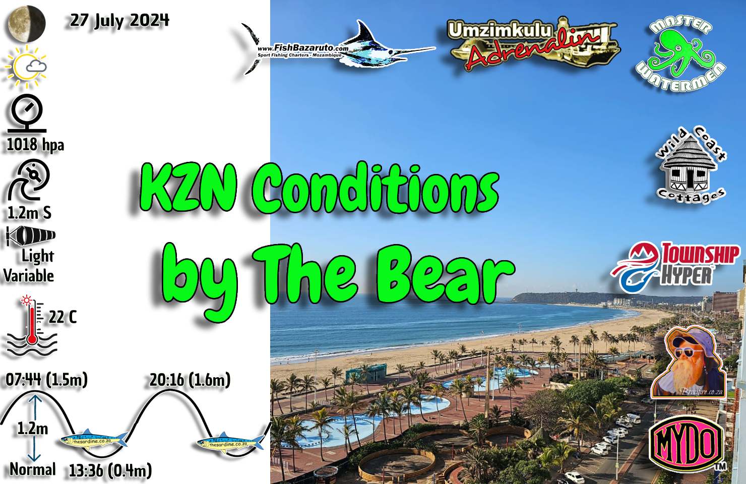 27 July 2024 Excellent Conditions KZN Roundup by The Bear