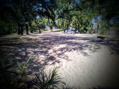 Camping in Tofo at Fatimas Nest Backpackers in Inhambane