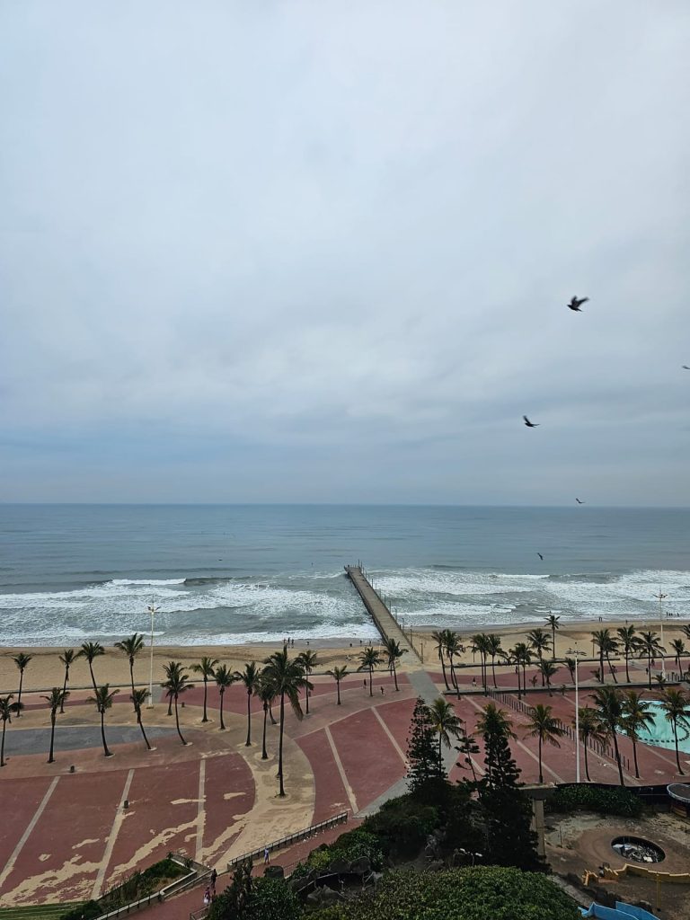 South West Wind conditions in Durban are great for surfing