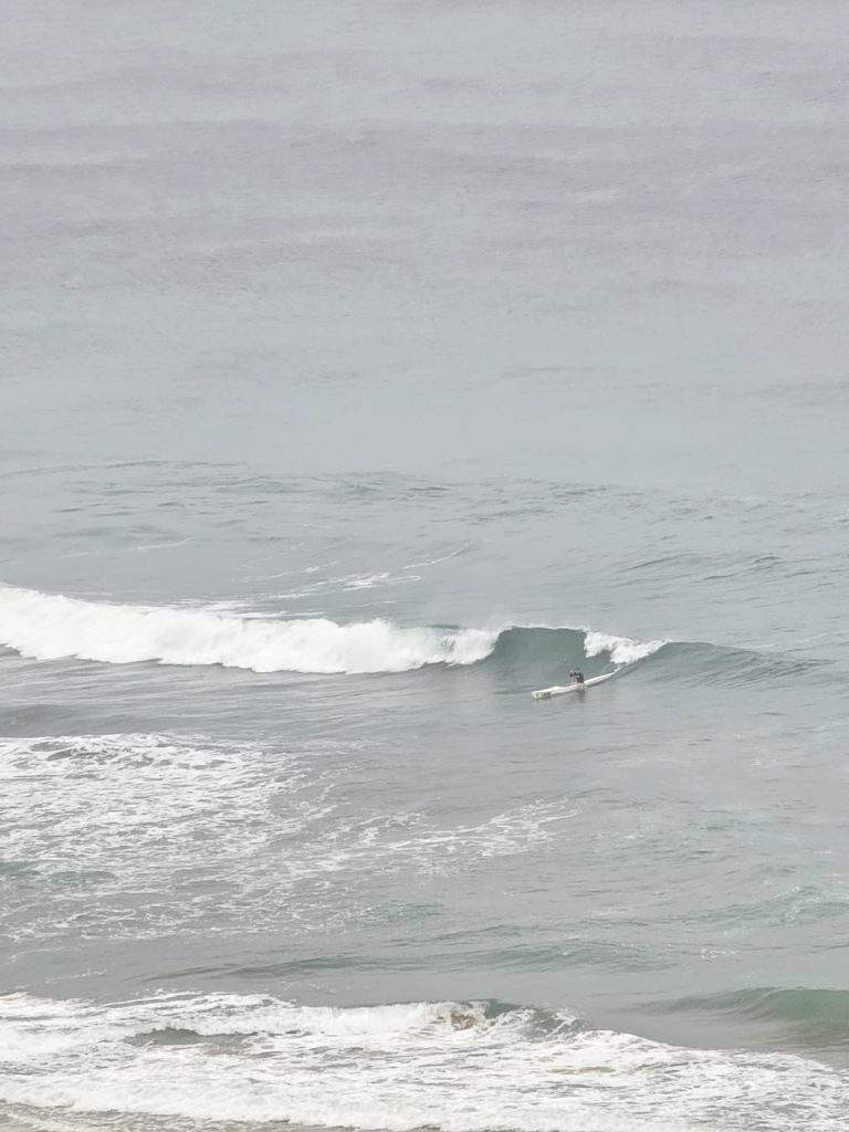 Wet wintery weather for KZN does not stop the surfers and kayakers