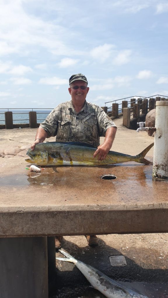 Koos and his Dorado caught off Margate Pier Today 5 December 2024