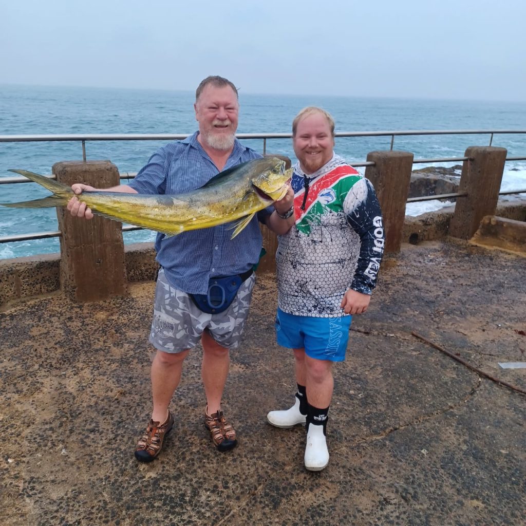 Tom and his Dorado caught off Margate Pier Today 5 December 2024