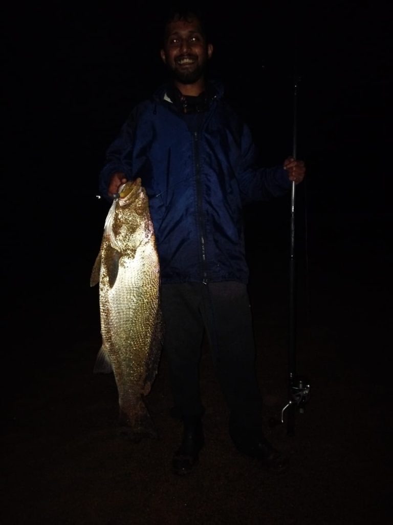 More kob news: Jauhar and his paddle tail caught Geelbek Port Shepstone