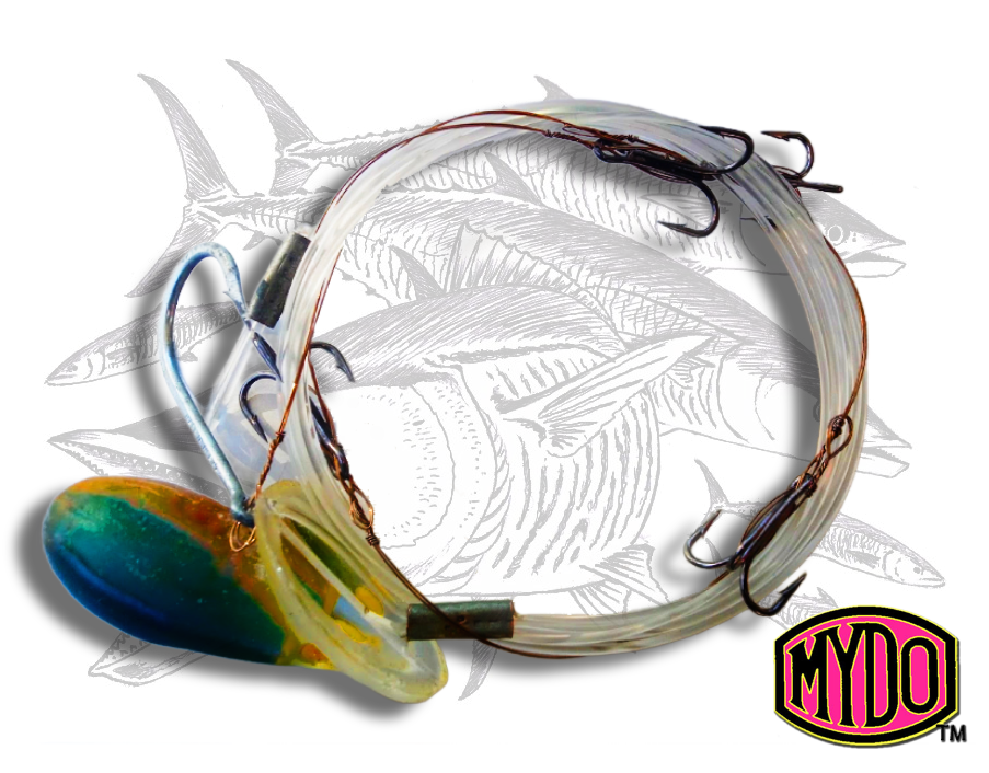 MYDO HD 4 Ounce Telescopic Gamefish Trace 300lb Nylon Leader sq