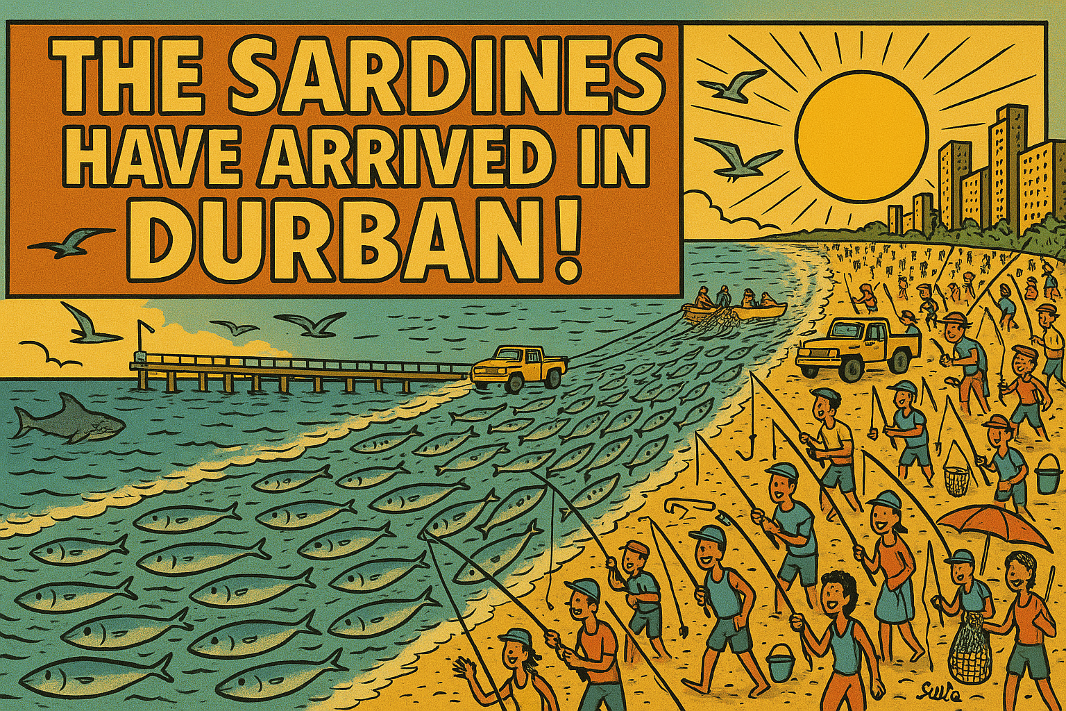 Sardines Arrive in Durban 23 July 2025
