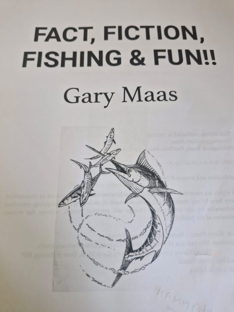 Fact Fiction Fishing Fun by Gary Maas cover by Darrell
