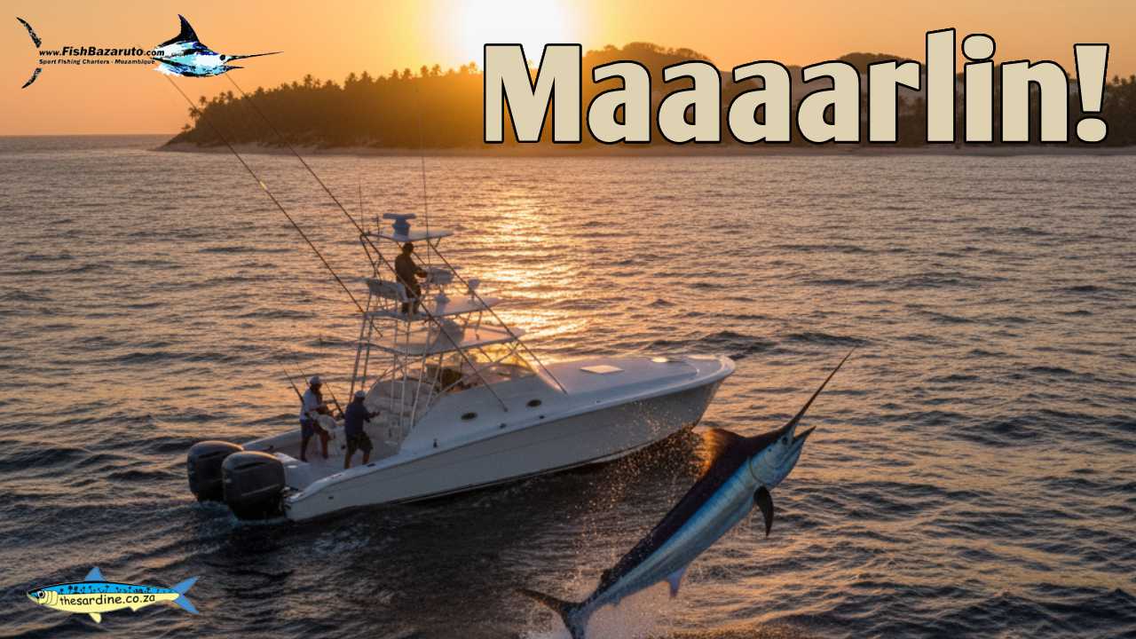 Wide Marlin Bite out of Bazaruto Right Now