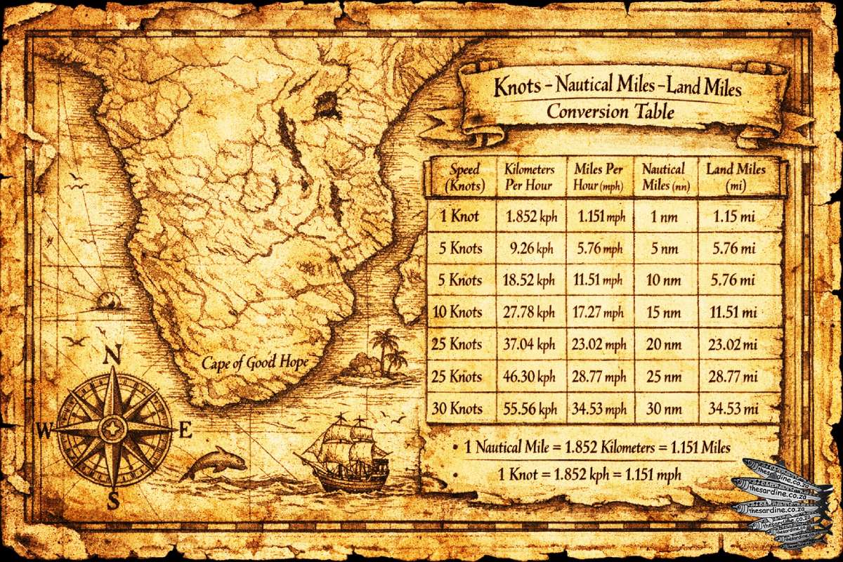 Knots, Miles, Kilometres and more