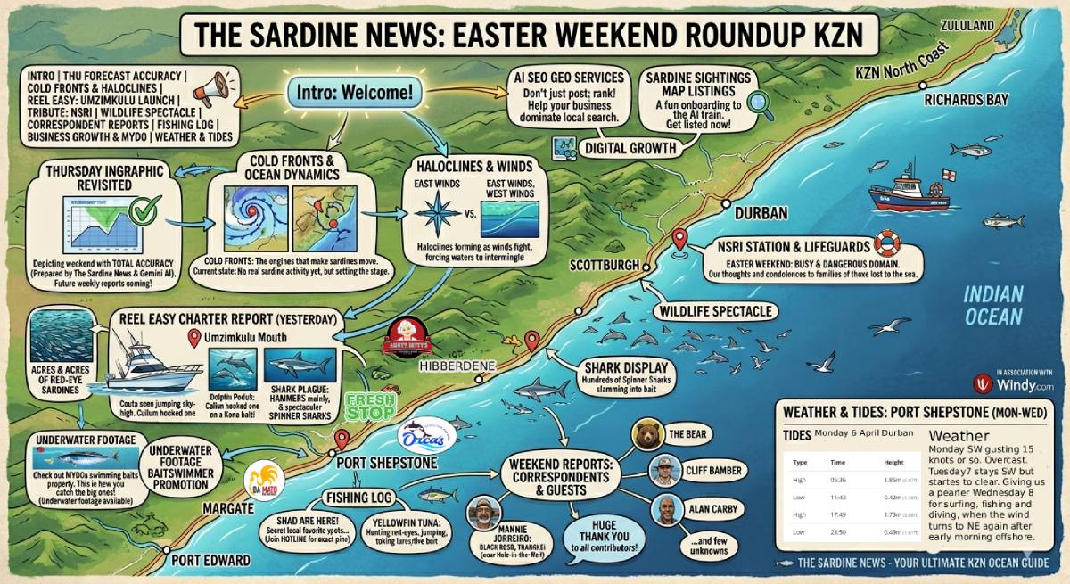 Easter Weekend Roundup KZN: Cold Fronts and Gamefish