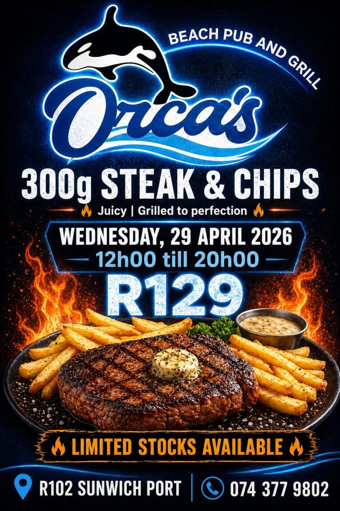 Orcas Restaurant Special for TODAY!