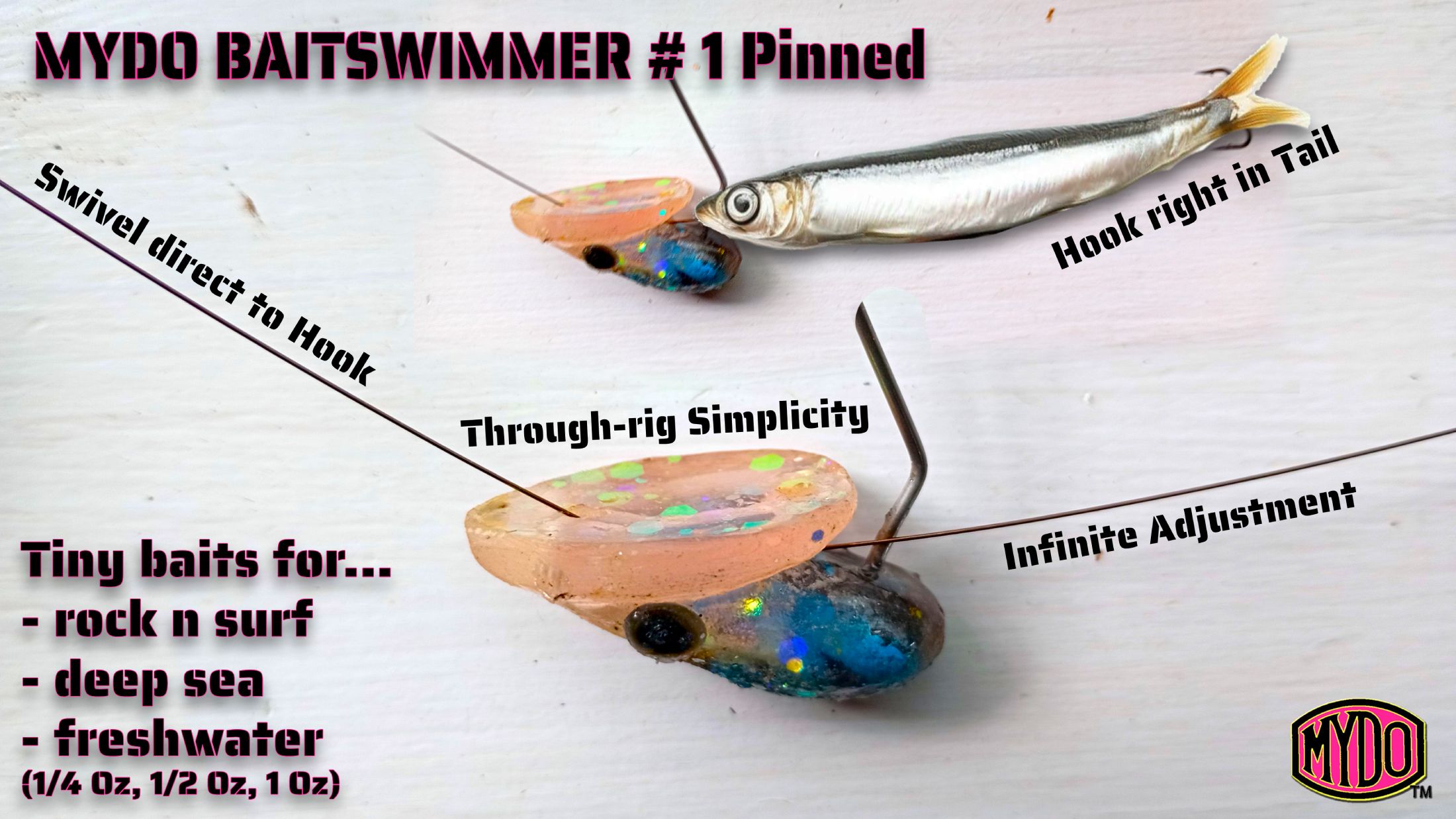 MYDO Baitswimmer Pinned Number One